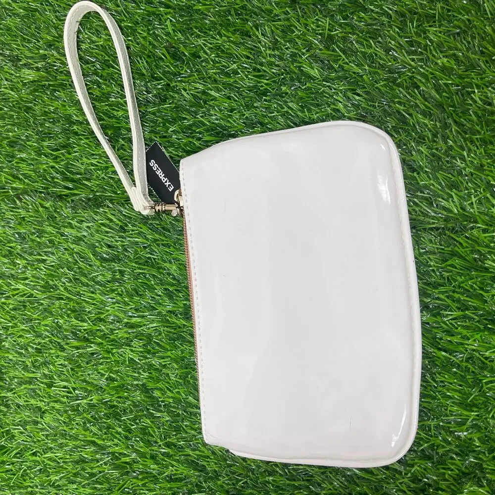 Express Cork White Wristlet‎ Zipper Bag